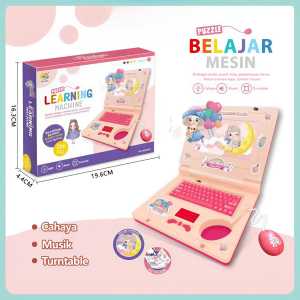 Mainan Edukasi Anak Laptop Mainan Mini Learning Machine Versi Bahasa inggris Dari Lampu Notebook