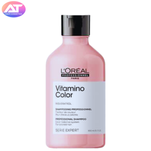 Bộ Gội - Xả - Hấp Dầu & Xịt Dưỡng giữ màu tóc nhuộm & mềm mượt Loreal Serie Expert Vitamino Color