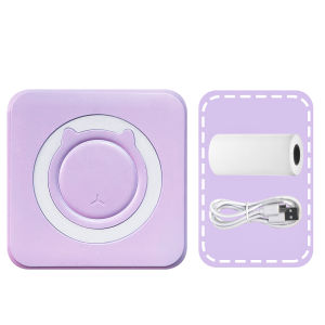 เครื่องปริ้นพกพา Mini Printer เครื่องปริ้นสติ๊กเกอร์ ไร้หมึก พิมพ์ที่อยู่ บาร์โค้ด เครื่องปริ้นไร้หมึก เครื่องปริ้นบลูทูธ เครื่องพิมพ์สติ๊กเกอร์