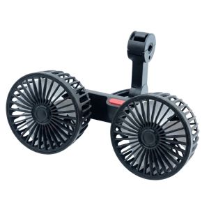 NEST Cory Car Dual Fan USB Mini Fan 360° Adjustable Double Head Fan