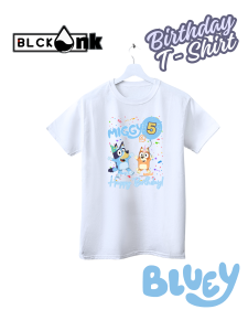 BLCKink Tees Birthday T shirt customize bluey theme for your kids boys girls and family and friends birthday souvenir t shirt