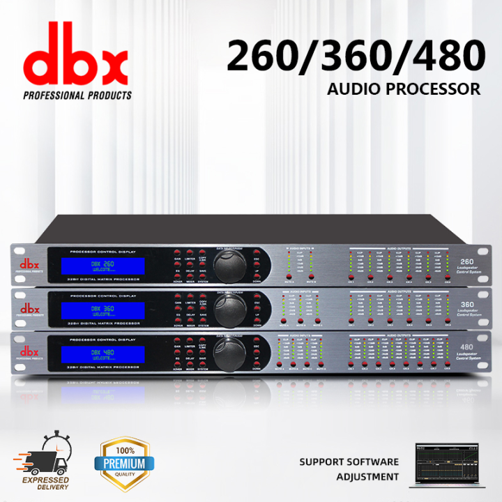 DBX Driverack 480/260/360 Professional 4-input and 8-output ...