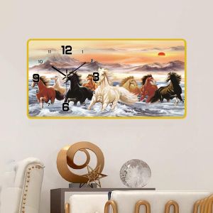Tranh Đồng Hồ Treo Tường Tráng Gương Cao Cấp  SGP7110002 ( Có sẵn kim đồng hồ + Tặng kèm đinh 3 chân )