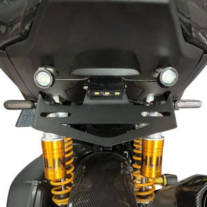 Motorbike For Honda ADV160 ADV 160 2022 2023 2024 2025 Rear License Plate Frame Holder Bracket Tail Tidy Fender Eliminator with LED Light