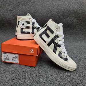 OBRAL SEPATU SNEAKERS CONVERSEEE 70S HIGH SABLON CREAM BIG LOGO SOL GLOSSY 38-43