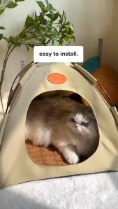 SG STOCK 2023 New Pet Foldable Tent House/Nest Cat/dog Foldable Tent