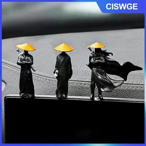 CISWGE 50Mm Nhựa Mini Con Số Mô Hình Cổ Đại Nhật Bản Trung Quốc Ninja Samurai Chiến Binh Mô Hình Mát Thu Nhỏ Xe Trang Trí Quà Tặng
