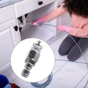 Đầu Phun Nhôm Rửa Áp Lực Cao – Thông Tắc Cống Bồn Rửa Bồn Cầu Đường Ống Nhanh Chóng