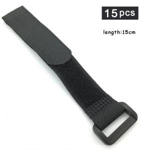 5M Reusable Cable Straps Multipurpose Quality Straps Adjustable Cable Ties Black Nylon 2.5/2.0cm Width