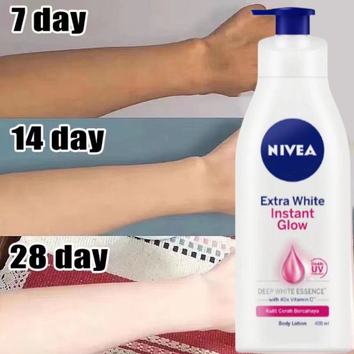 Nivea Body Lotion Extra White Instant Glow Body Lotion Ori Bpom