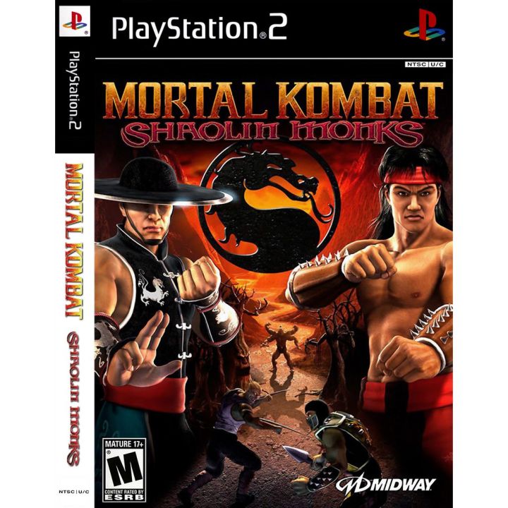 แผ่นเกมส์ Mortal Kombat Shaolin Monks PS2 Playstation 2 คุณภาพสูง ราคา ...