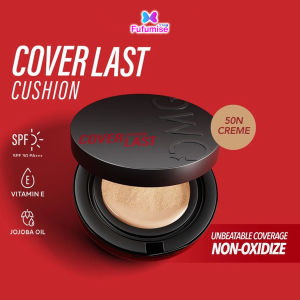 OMG Oh My Glam Coverlast Cushion15g | Cusion Foundation SkinTint High Coverage Dewy Finish