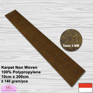 Miralon Karpet polos non woven felt kerajinan tangan anak DIY hand craft bludru 10 cm x 200 cm - NMs