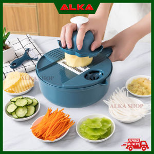 Bộ dụng cụ cắt thái rau củ đa năng bộ dụng cụ bào rau củ 6 lưỡi