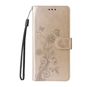 Leather Flip Case for Xiaomi Poco C85 C75 C71 C65 C55 C61 C51 C50 M7 X7 F7 M6 F6 F5 Pro Plus 5G Flower Butterfly Embossed Cards Wallet Phone Cover