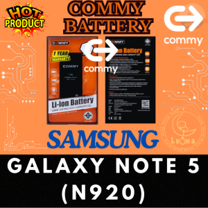 แบตเตอรี่มือถือยี่ห้อ Commy Battery แบตเตอรี่​มือถือ แบตเตอรี่แห้ง สำรองไฟ แบต สำหรับ Samsung Galaxy Note 5 (N920)