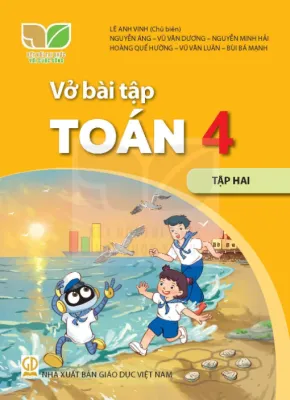 Sách Vở bài tập Toán 4- tập hai- Kết Nối Tri Thức Với Cuộc Sống (Kèm bìa nilong bao sách nhãn tên)