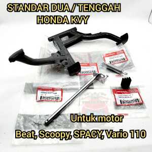 STANDAR TENGGAH SET HONDA KVY KUALITAS ASLI ORIGINAL HONDA AHM UNTUK MOTOR BEAT SCOOPY SPACY VARIO