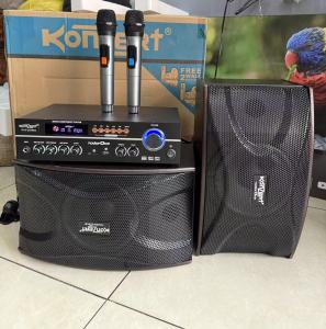 Konzert KCS-222 with 2 wireless microphone & Platinum Karaoke Player