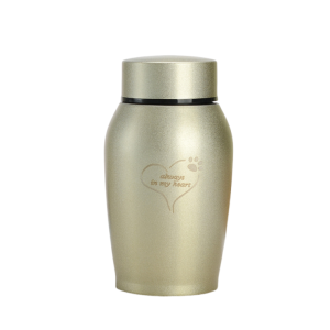 TROVA Stainless Steel Pet Ashes Storage Box Creative Moisture Proof Dog Cat Cremation Urns Caskets with Lid Urn-Funeral Holder Pet Supplies