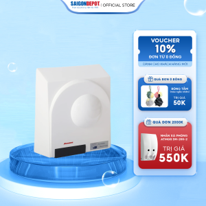 Máy sấy tay cảm ứng ATMOR JXG-130 sấy khô nhanh trong 40 giây công suất 1200W thiết kế nhỏ gọn