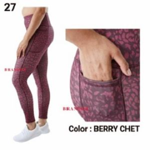 Brandor - Fleece Ankle Legging - Legging Outdoor / Sport Wanita Bahan Tebal - 2 Side Pocket By ANKO ( AKLG27 )