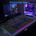 iremax gaming black speed RGB Symphony Game LED mouse pad with lights 7colors. 