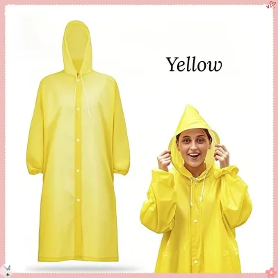 Rain Coat Reusable Adult Hooded Raincoat Bicycle Unisex Raincoat Lightweight
