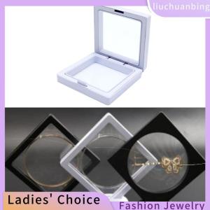 [COD] liuchuanbing Jewellery White Transparent Suspension Display Cases Jewelry Box Necklace Storage Holder