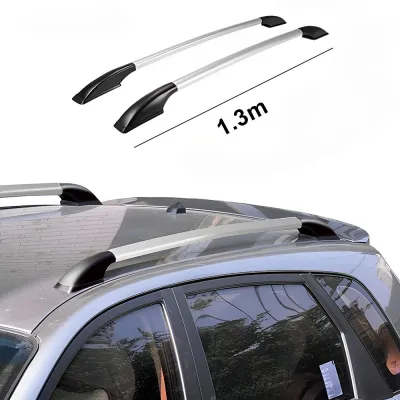 Universal Car Roof Rack Cross Bars Aluminum Roof Rail Luggage Carrier 130cm Low Wind Noise Durable Easy Install
