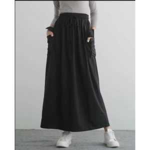 rok cargo wanita cringkle termurah
