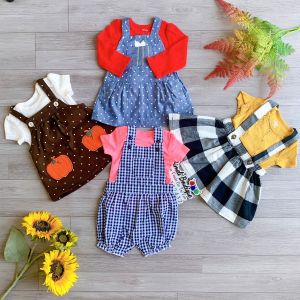 Yếm Quần/Yếm Váy Xuất Dư Chính Hãng Xịn Xò Loại A Xuất Dư Cho Bé Trai Bé Gái Từ 3-14kg