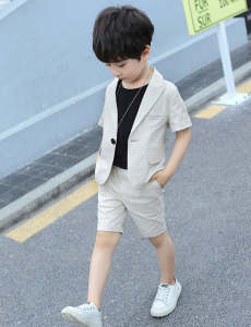 Bộ vest bộ vest bé nam gồm quần lửng và áo dáng vest ( không có áo lót trong) chất liệu bambo đứng dáng mịn mát mặc bốn mùa đều thích hợp . Mã - T3