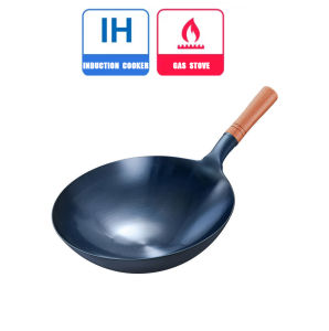 BIGTREETECH Japanese Non stick Wok Pan Non Stick Pan Stainless Steel Non Stick Frying Pan Carbon Steel Pan Nonstick Ninong Ry Cast Iron Wok zhangqiu wok