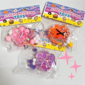 2PCS Colorful Cat Claw Squeeze Pinching Transparent Toy Cute Cat Paw Slow Rebound Kids Toys