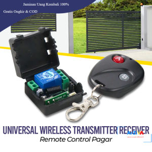 Songle Universal Wireless Transmitter Receiver Remote Control Pagar - C09 - Black