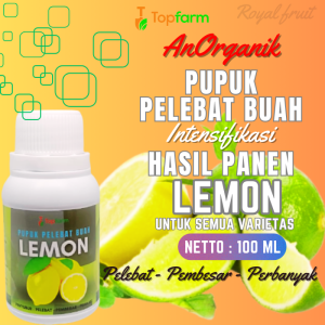 Pupuk Pelebat Buah Lemon / Pupuk Buah Lemon / Pupuk Pelebat Buah Buahan / Pupuk Tanaman Lemon Lokal / Pupuk Pembesar Buah Lemon