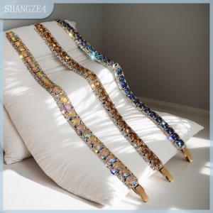 【SHANGZE4】 New Rainbow Bracelets For Women Colorful Zirconia Wedding Bracelet On Hand Gifts For Girls Jewelry