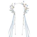 MZP Chinese Hair Accessories Retro Girl Hair Accessories Ancient Headwear Hair Band Chinese Wedding Bride Headpiece Metal Hairpin Tassel Ribbon Hanfu Hair Crown Ancient Style Hairpin Chinese Style Headwear Flower Headband. 