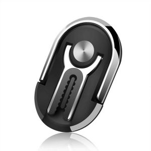 Universal 2 In 1 Phone Ring Holder Ring Bracket Car Air Vent Navigation Mounting Bracket Compatible with Iphone Samsung Xiaomi