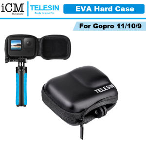 Telesin Mini Case Storage Bag Protector for GoPro HERO 11 10 9 BLACK