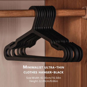 GREENSINDOOR Adult Clothes Hanger 50Pcs Thick Plastic Clothes Hanger With Hooks Space-saving Hanger Baju 衣架