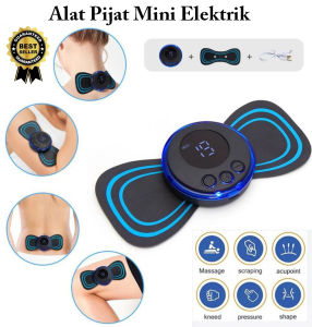Alat Pijat Punggung Leher Tubuh Kaki Elektrik / Alat Pijat Tempel Alat Terapi Leher Massager / EMS Elektrik Pemijat Tubuh 8 Mode Pijat Elektrik