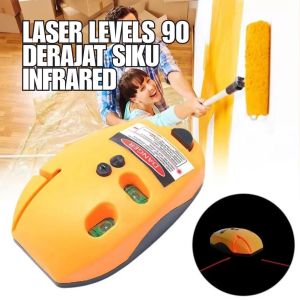 Laser Levels 90 Derajat Siku Infrared Projection Line Right Angle Horisontal Vertical