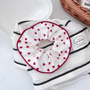 Ninabobo BN010 Ikat Rambut Scrunchie Gaya Korea Style Wanita Kunciran Rambut Karet Motif Pita