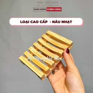 Khay Đựng Xà Bông Cục Nhà Tắm Bằng Gỗ Tự Nhiên Sang Trọng Và Thân Thiện Môi Trường