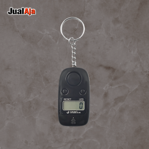 Tasbih Digital LED Aesthetic Motif Kayu Cantik Bunyi 100 Zikir Cincin