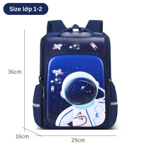 Balo cặp chống gù cho bé gái bé trai siêu nhẹ mẫu đáng yêu KT lớp 1-6