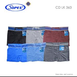 Isi 2 Pcs - Sorex Man Boxer Premium Stretch 363 - CELANA DALAM LAKI BOXER COWOK - BOXER SOREX - CD SOREX COWOK - YT COLLECTION