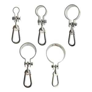 Round Metal Shackle Swing Round Tube Hook For Outdoor Swing Easy Setups Hanger Hardware For Adults Kids